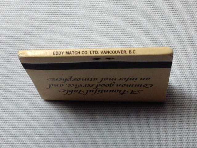 HARVEST EATING HOUSE NORTH VANCOUVER RESTAURANT MATCHBOOK (VTG) in Arts & Collectibles in Winnipeg - Image 7