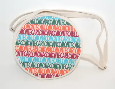 ✅ MONACO Monte Carlo Round Canvas Handbag, View more