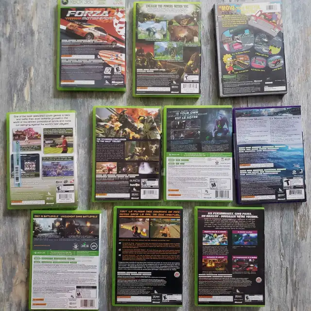 Microsoft Xbox and Xbox 360 Video Game Bundle in XBOX 360 in City of Montréal - Image 3