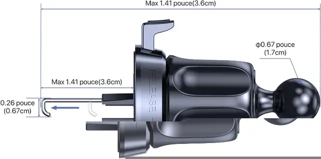 Car mount iPhone holder iPhone 15 Series/14/13 Samsung and All in Cell Phone Accessories in Ottawa - Image 8