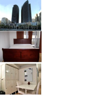 FULLY FURNISHED Large Studio Condo w/Internet, Cable and Balcony