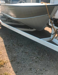 Boat motor trailer package