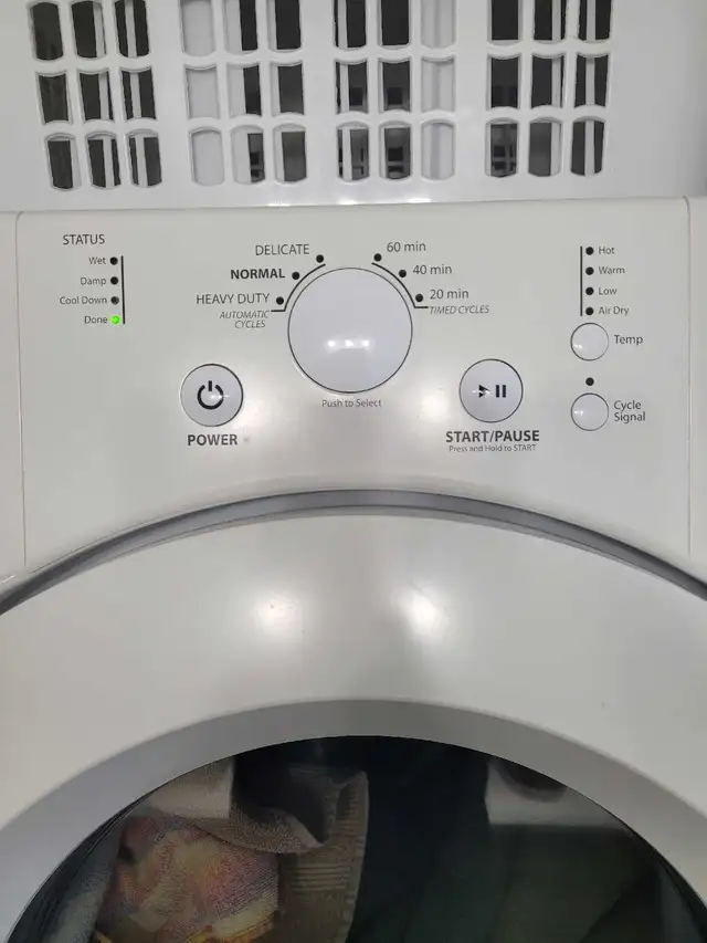 Whirlpool stackable washer & dryer63284921693827122