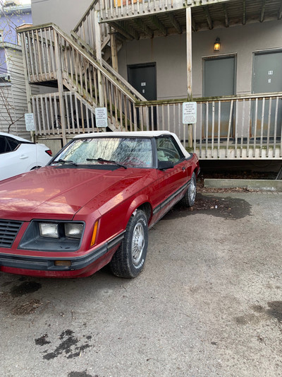 1983 Ford Mustang GLX 3.8L 6 cylinder automatic  