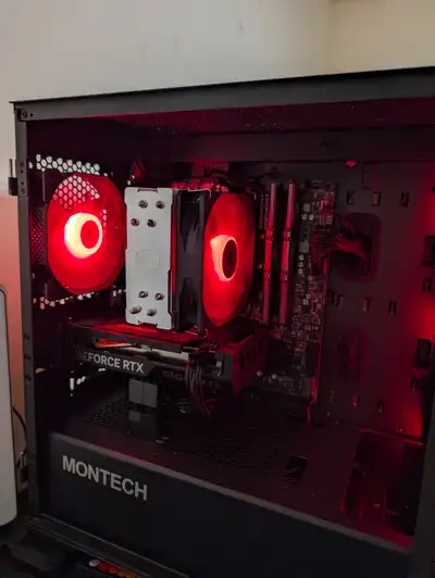 Rtx 4060 gaming pc with ryzen 5 5600 and 32gb wifi and Bluetooth, View more