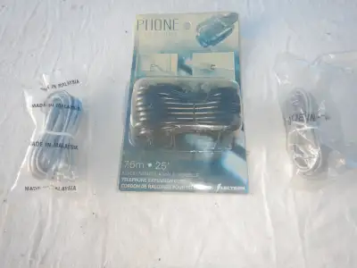 TELEPHONE EXTENSION LINE CORD CABLE, View more