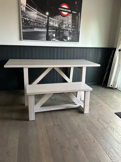 Dining Table with Bench, View more