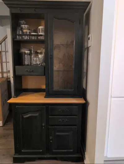 Buffet -Cabinet / Two-Piece  Wooden Hutch, View more