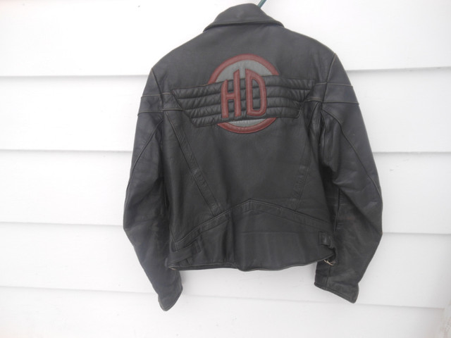 manteau  cuir harley davidson grandeur 38 dans Hommes  à Longueuil/Rive Sud - Image 3