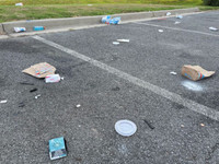 Rhino Parking Lot Litter Removal Service