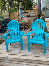 Muskoka Chairs with Pull Out Drink Holders 