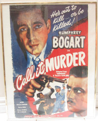 Vintage Bogart Movie Poster