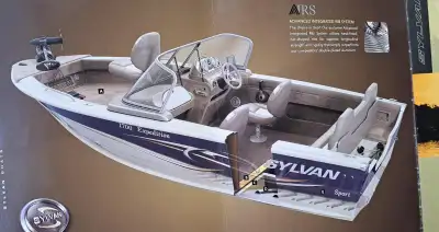 2008 Sylvan 1700 Expedition 17' with Evinrude E-Tec 115 HP outboard Pristine. It's spent less than 7...