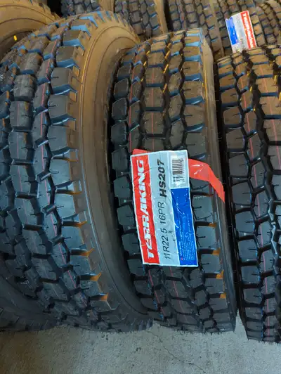 11R22.5 new drive truck/commercial tires, good for dump trucks ,many different sizes for trailer and...