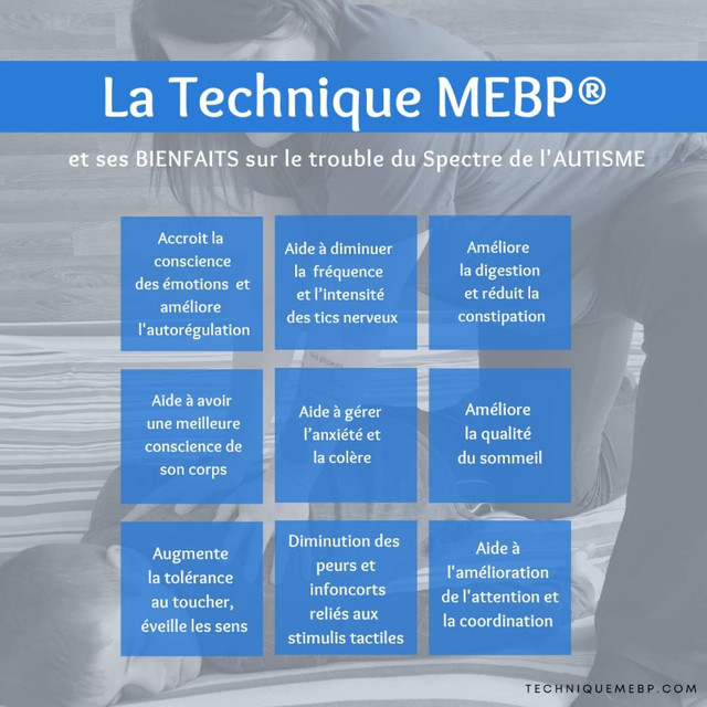 MEBP Massage Enfants Besoins Particuliers dans Santé et besoins spéciaux  à Saint-Jean-sur-Richelieu - Image 4