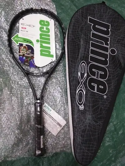 PRINCE EXO3 BLACK 100 TENNIS RACQUET 4 1/4 with cove