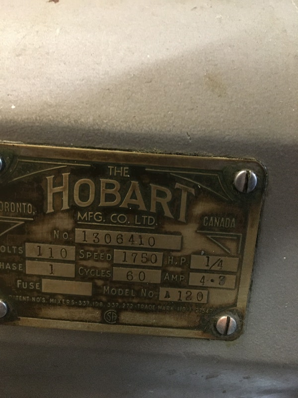 hobart a120 12 quart mixer with 13 pieces 1500 Industrial Kitchen
