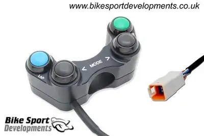 NEW Sport Bike Developments race moto GP handle bar switch set thin billet sleek design easy to inst...