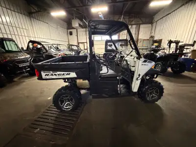 2016 rangerXP 570 One owner Pearl white Roof/half windshield Power steering 46HP high output 570 eng...