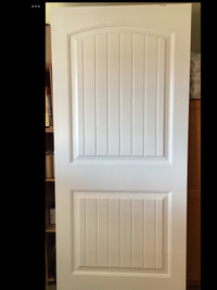 Door,  white Cheyenne pattern