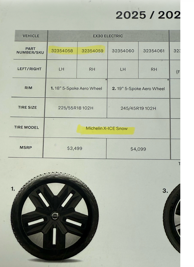 Volvo EX30 Winter Tire Package (Michelin X-ICE Snow 225/55R18) in Tires & Rims in Oakville / Halton Region - Image 11
