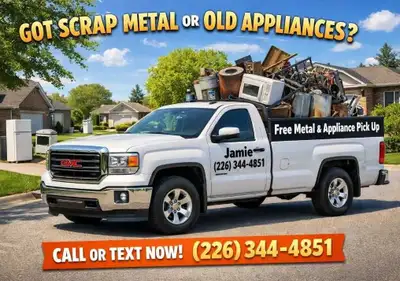 Free Scrap Metal & Appliance Pick Up, View more