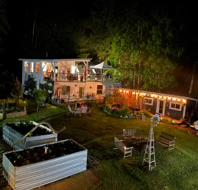2 houses available for rent Houses have their own yards on 2.04 acres with a shared half acre beach...