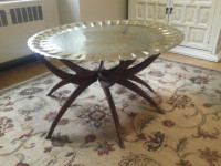 MCM Brass Tray table