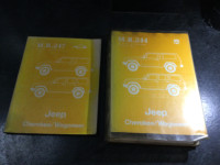 1984-88 Jeep Cherokee XJ  Wagoneer Service Manuals Pioneer Chief