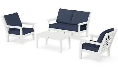 Ensemble meubles d'extérieur recyclé recycled patio seating set, View more