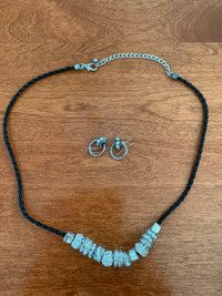 Necklace with earrings 