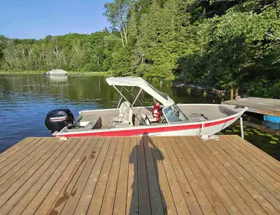 2005 Starcraft Cstar 186SC for sale with 2020 90hp Mercury EFI and EZ loader Starcraft trailer inlud...