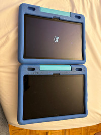 Two Amazon 10” tablets 