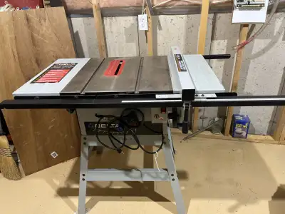Quality Steel top Table Saw with steel stand
