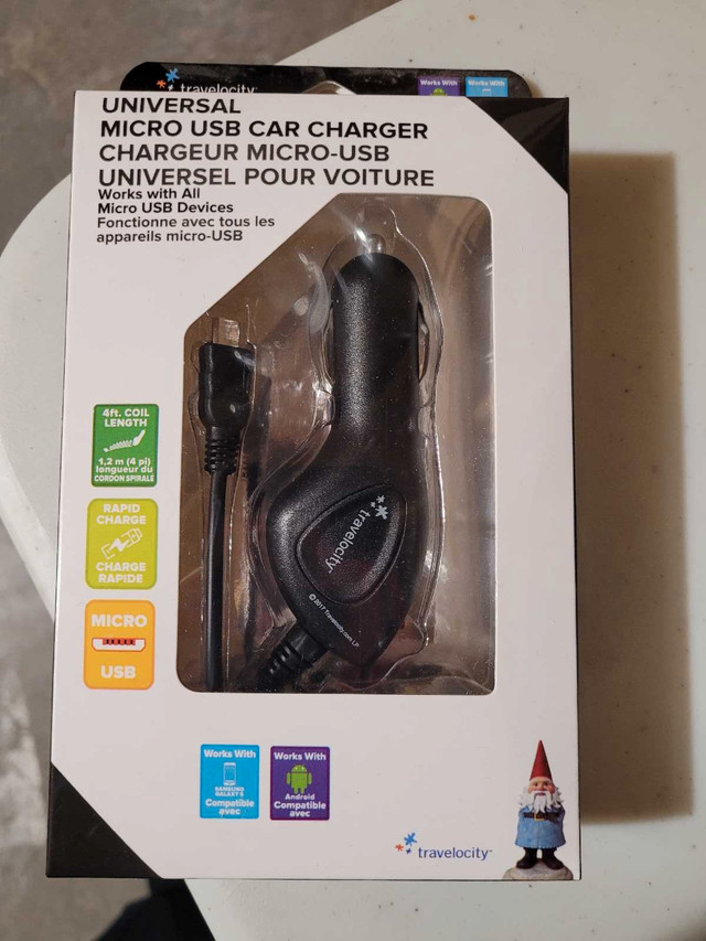 Micro USB car charger in Cell Phone Accessories in Dartmouth