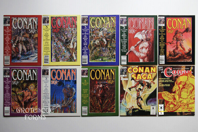 Conan Saga comics #1 à 8, 10 et 75 dans Bandes dessinées  à Laval/Rive Nord