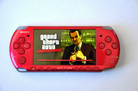 *RARE* Red Sony PSP 3000 With 250 Games! *RARE*