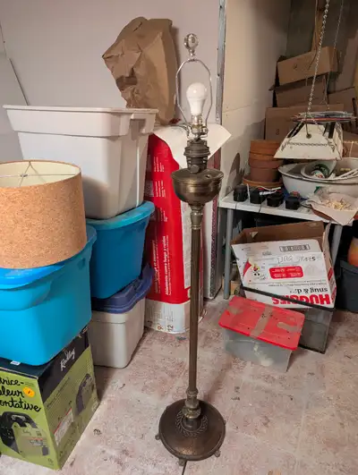 Faux Oil Lamp Vintage Floor Lamp, View more