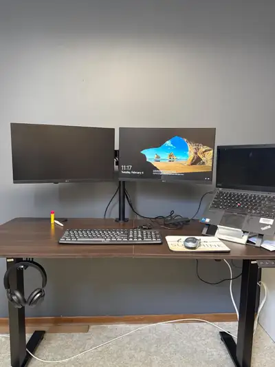 New 55 x 24Inch Electric Motor Height Adjustable Standing Desks, View more