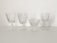 Crystal Glasses x4
