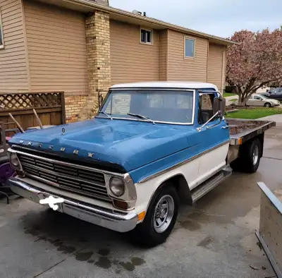 $13,000 or BO. Ford/Mercury f100 1968. Good little truck on the road now and has always been stored...