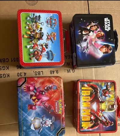 METAL LUNCH BOXES $20. FOR ALL 4., View more