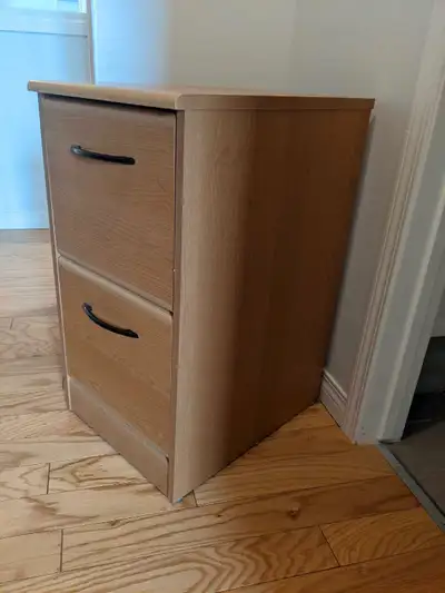 Two drawer file cabinet 
