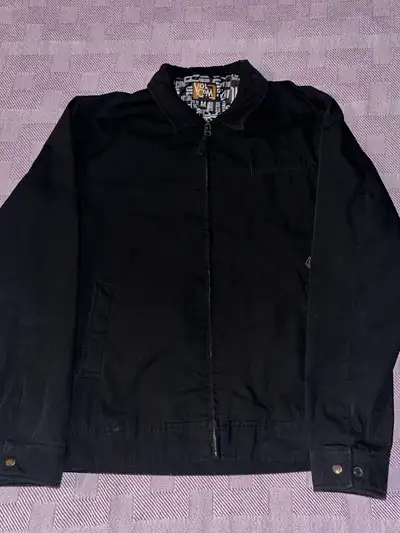 volcom men’s black Harrington jacket size medium , View more