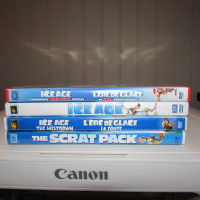 ICE AGE AND SHREK DVD'S