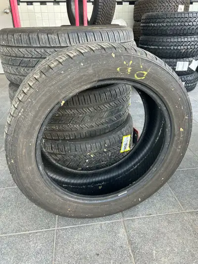 I'm selling a set of four Toyo Extensa A/S II tires, size 255/50R20 109H. These are used tires, but...