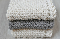 Hand Knitted Dish Cloths