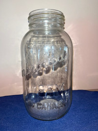 Vintage GEM 9'' Mason Jar