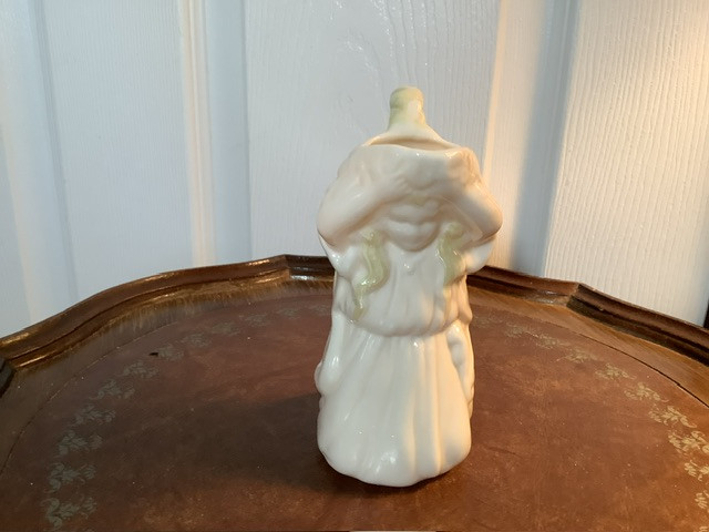 Antique Belleek Maiden Girl Porcelain Figural Creamer Pitcher  in Arts & Collectibles in Belleville
