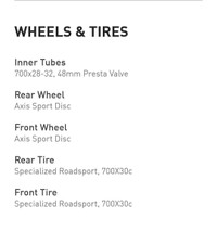 Specialized Roadsport tires